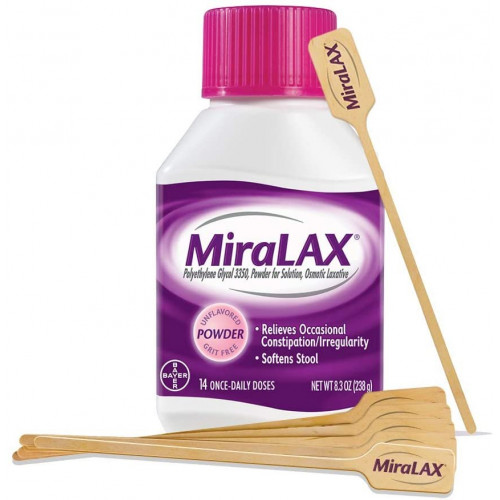 Bột MiraLAX hỗ trợ cơ địa dễ táo bón 14 liều